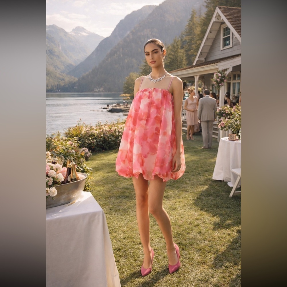 Anthropologie NWT Sunday in Brooklyn Organza Bubble Dress size M.